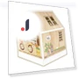 3D Puzzle Love Tree Hut House with LED Touch Ball — Puzzles, Board M Factory