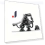Classic Film Construction Blocks Robot — Construction Kits, JEWELRY-WW