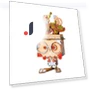 Interior Flower Robot — Puzzles, Board M Factory