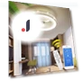 Modern Smart LED Ceiling Fan with Light — Ceiling Fans, The Romantics