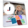 Sensory Activity Board — Blocks, Superman Joe