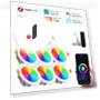 Smart Ceiling Light RGB — Overhead Lighting, BC Electrical Appliances