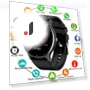 Smart Watch with Heart Rate Monitor — Smartwatches, ElectronicsHome