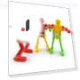 Wind-up Dancing Robot Toy — Construction Kits, Ice Beauty
