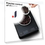 Electronic Coffee Scale with Timer — Weight Management Tools, Auto Home Solutions