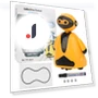 Inductive Drawing Line Following Robot Car Toy — Construction Kits, Wosawe outdoor sports