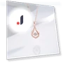 Silver Water Drop Smart Necklace — , Gentle clothing world