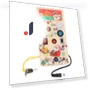 Wooden Light Switch Board with 8 LED Switches — Interactive Learning Devices, TOMTOP JMS