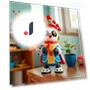 Automatic Panda Doll Changing Face — Interactive, Plastic Toys