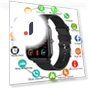 Digital Smart Watch with Body Temperature Monitor — Smartwatches, Tiktop2