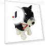 Talking, Moving, Singing, Dancing Kuroshibu Love Robot Shiba Inu Plush Toy — Interactive, YRstudio