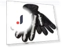 Leather and Mesh Gloves with Smartphone-Compatible Design — Gloves, nicoJAPAN