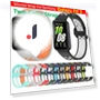Breathable Two-Tone Silicone Strap — Fitness Bands, lucky001