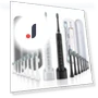 Electric Sonic Toothbrush — Electric Toothbrush Heads, Light makeup