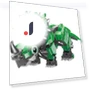 Mini Block Dinosaur Robot Tricera — Interactive Animal Companions, Board M Factory