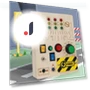 Montessori Busy Board with LED Lighting — Infant & Early Childhood Playthings, baby and kids