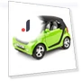 Smart Fortwo Car Model with Lighting and Music Effects — Miniature Rides & Collectibles, Fourall-Model Cars