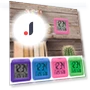 Soft-Cube Alarm Clock with LCD Display and Smart Lighting — Alarms & Clocks, Equity By La Crosse
