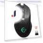 Wireless Mouse 2.4 GHz Rechargeable Silent Mouse with Colorful Light Effect — Mouse Pads, OFFICE-MALL