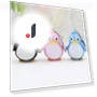 LED Glow Keychain Penguin with Sound — Keychains, AI Supermarket