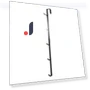 Long Black Door Hanger — , Yamazaki