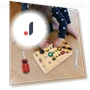 Montessori Wooden Busy Board — Infant & Early Childhood Playthings, Topmartbuy