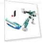 Plarail Shinkansen Transforming Robot Shinkalion Z Shinkalion ZH5 Hayabusa — Playsets, TAKARA TOMY