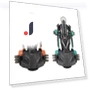 Transformable Toy Car Robot with Music and Light — Interactive Figures & Robots, ZY-Animal-N