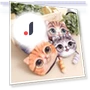 3D Cat Head Plush Coin Purse with Tail — Pillows, AI Supermarket