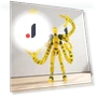 3D Printed Robot Figure with Accessories — Collectible Statues, Caracce