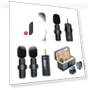 Dual Wireless Bluetooth Microphone with Mount for Mobile Live Streaming — Microphones, Smarter than future