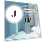 Foldable LED Desk Lamp with Touch Brightness Control — Study & Desk Lighting, HOME-Auto-001
