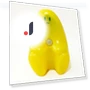 Lemon YouTuber Communication Robot — Stickers & Sticker Machines, BAKETAN WARASHI