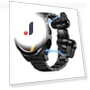 Smart Watch with Bluetooth Earbuds — Wearable Accessories, Rainbuvvy