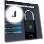 Waterproof Mini Fingerprint Door Lock — Padlocks & Hasps, HOME-Auto-001