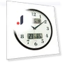Wall Radio Clock — Clocks, NOBU JAPAN
