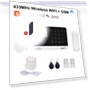 Wireless Wi-Fi + GSM Alarm System — Smart Home Security, Toys Arts