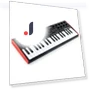 37-Key USB MIDI Keyboard Controller — MIDI Control Devices, Akai Professional