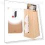 Natural Wood Tissue Box Case Smartphone Stand — Pencil Holders, Hidden Nest