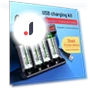 Rechargeable 14500 Lithium Battery Set — Batteries, Doublepow Battery