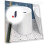 Round Sensor Smart Trash Can — Kitchen Cans, FluxZone
