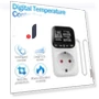 Smart Temperature Regulator with Digital Display — Home Climate Control, Meiteai-All