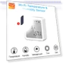 Smart Wi-Fi Temperature and Humidity Sensor — Home Climate Control, TOMTOP JMS