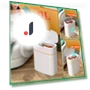 Touch Sensor Trash Can with Narrow Seam — Waste Baskets, Keep Health Care