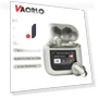 Wireless Headphones with Touch Screen and LCD Display — Over-Ear Headphones, VAORLO