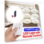 Wireless LED Night Light for Closet with Touch Lighting/Remote Control — Night Lights, SHIJIN Light