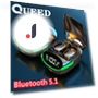 Bluetooth Earbuds with LED Light and Touch Control — In-Ear Headphones, QUEED