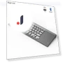 Ultra-Slim Wireless Keyboard with Touchpad — Keyboards, SeenDa