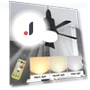 Ceiling Fan with LED Light and Remote Control — Ceiling Fans, happy8