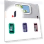 Fashionable Bathroom Holder with Touch Screen — Accessory Sets, 3Jiadecor